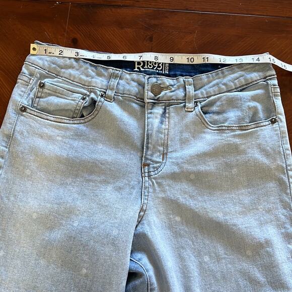 R1893 Ombré Denim Fade Jegging Stretch Denim Jeans Woman Size 12 - Picture 6 of 9